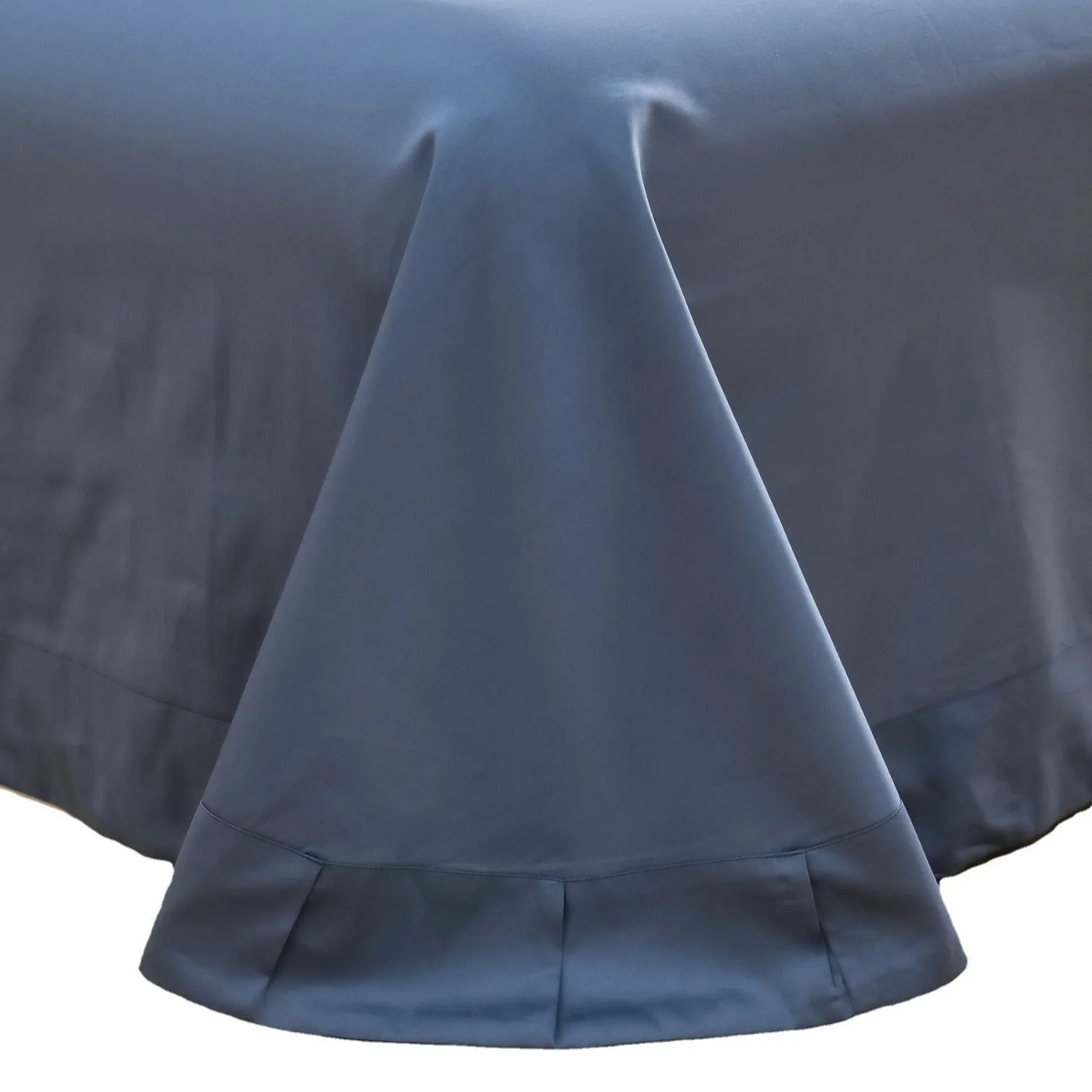 Pure cotton embroidered four-piece bed sheet set in champagne with quilt cover and pillowcases