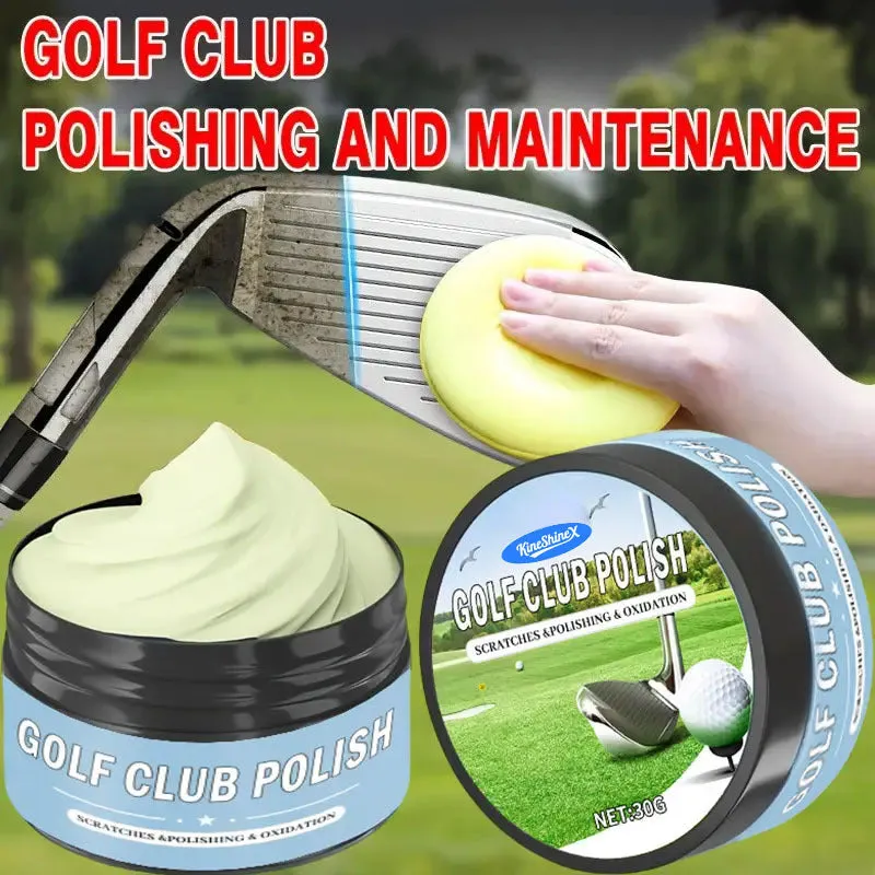 Golf club polishing wax fast smear in 30g or 50g with sponge for quick application