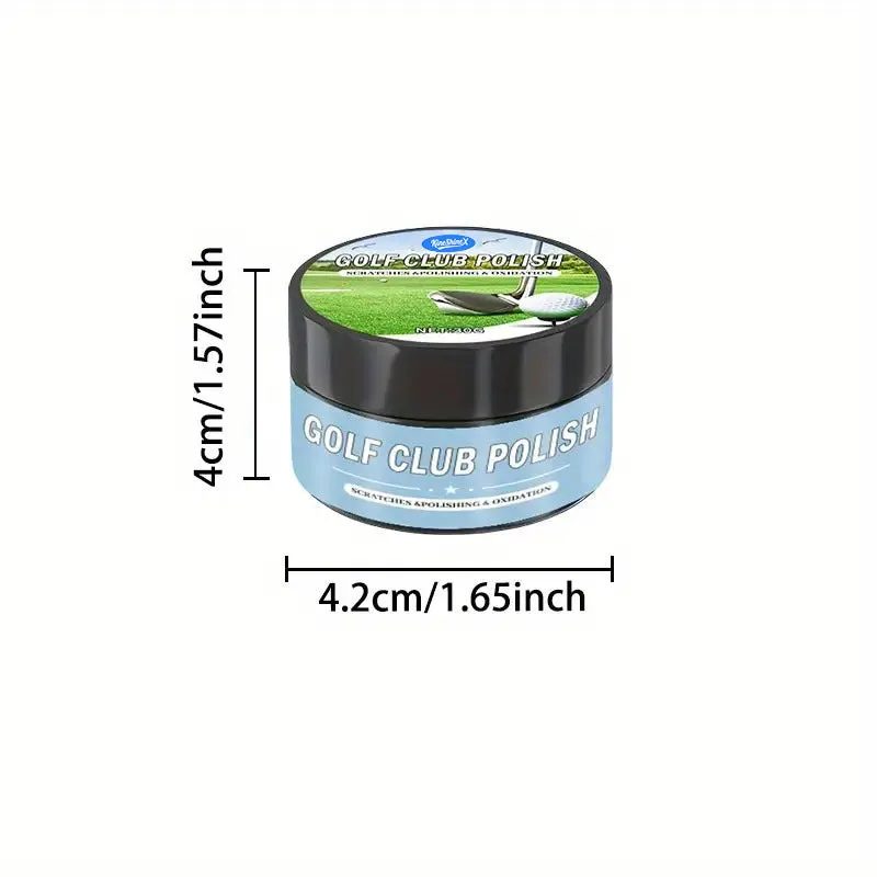 Golf club polishing wax fast smear in 30g or 50g with sponge for quick application