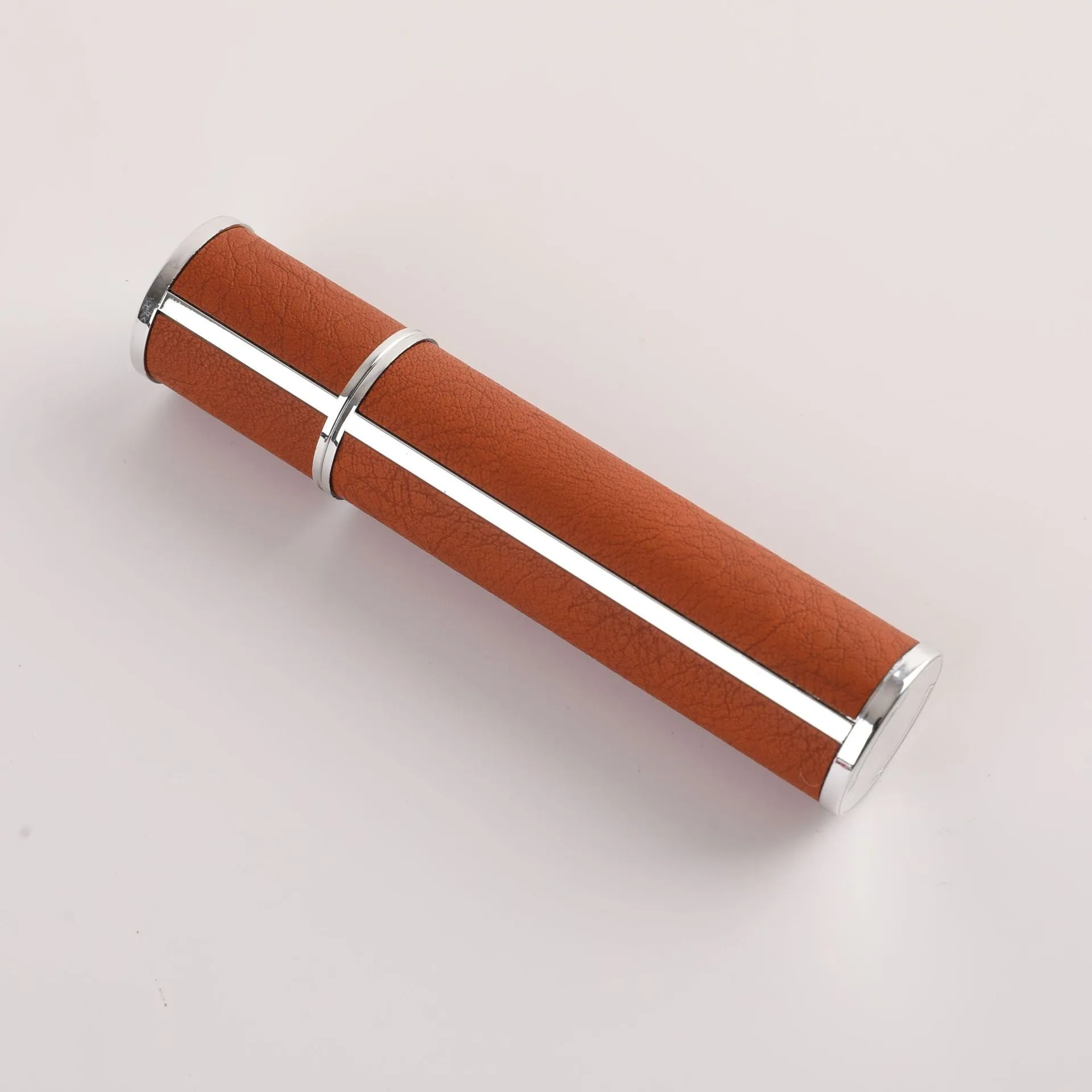 10ml PP perfume subpackaging spray bottle with atomization nozzle and removable lambskin cover, available in multiple colours