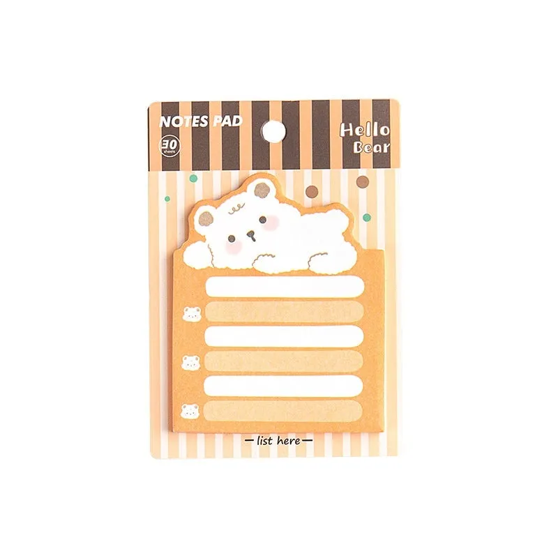 N Times Post Sticky Note tear-able double gummed paper memo pad with Happy Everyday design