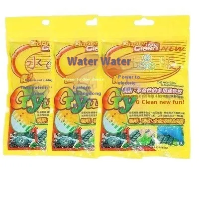Multicolour dust-sticking soft gel cleaner for car window gaps and air vents 70g reusable block