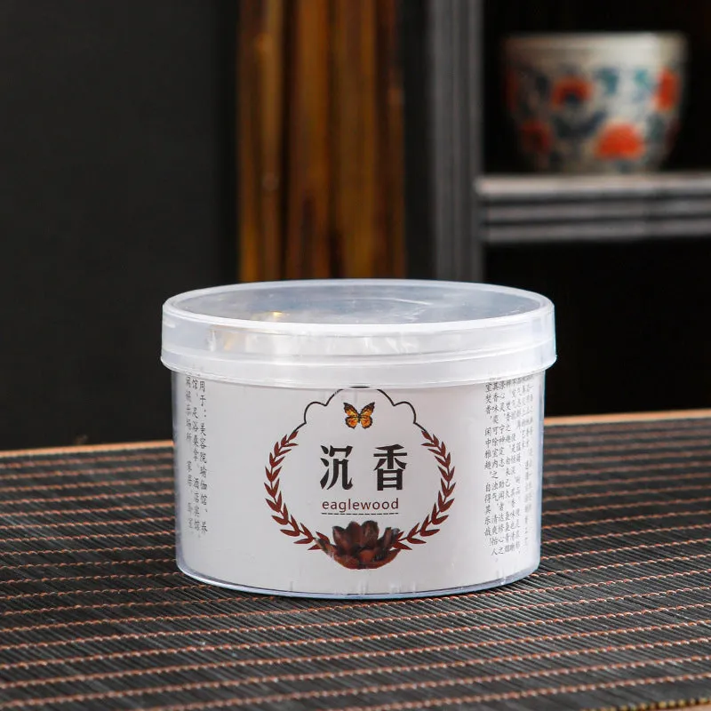 40 small incense coils in sandalwood fragrance on a panxiang plate, half-handmade coils for household use