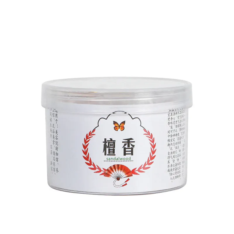 40 small incense coils in sandalwood fragrance on a panxiang plate, half-handmade coils for household use