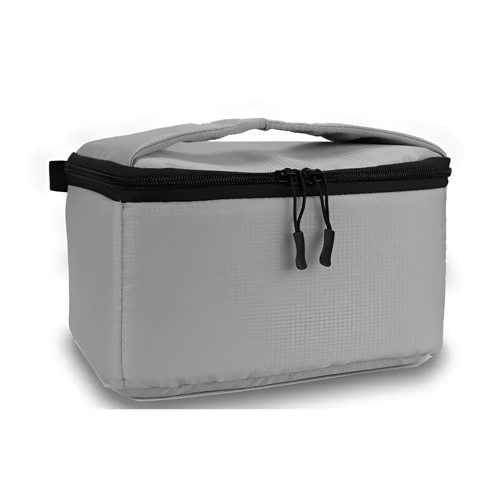 Corduroy thickened storage bag in medium size with two compartments and drop-resistant padding