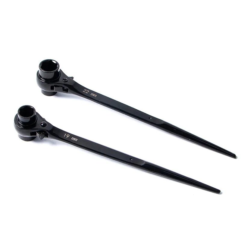22-24mm plum pointed tail ratchet wrench made from high carbon steel