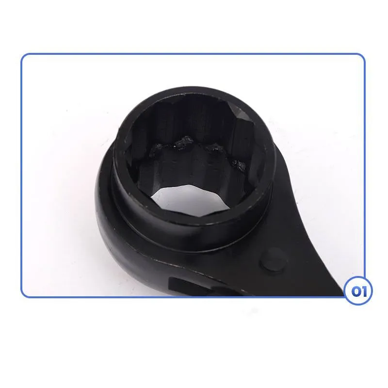 22-24mm plum pointed tail ratchet wrench made from high carbon steel