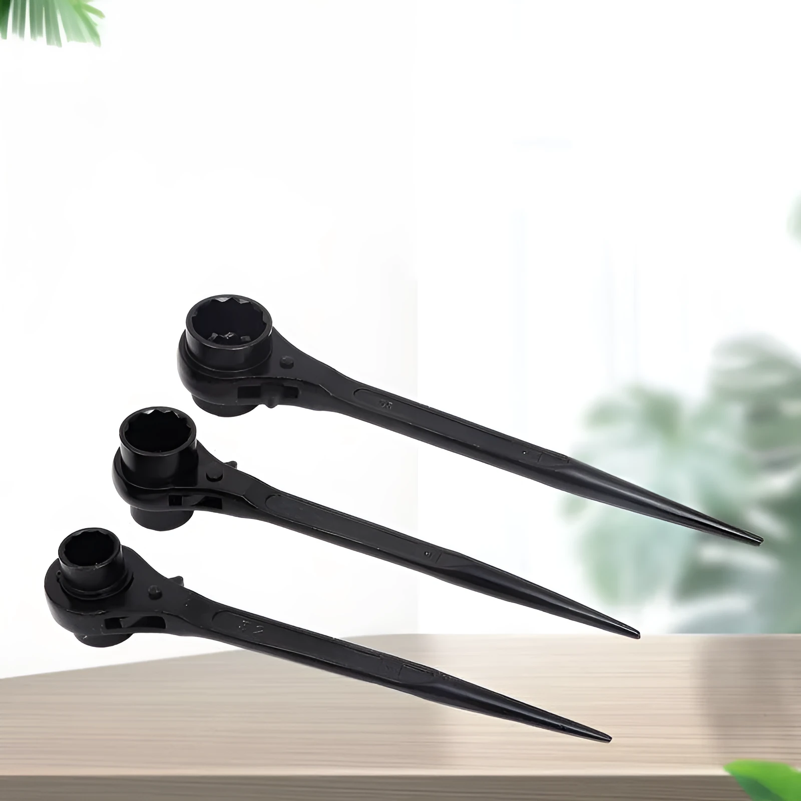 22-24mm plum pointed tail ratchet wrench made from high carbon steel