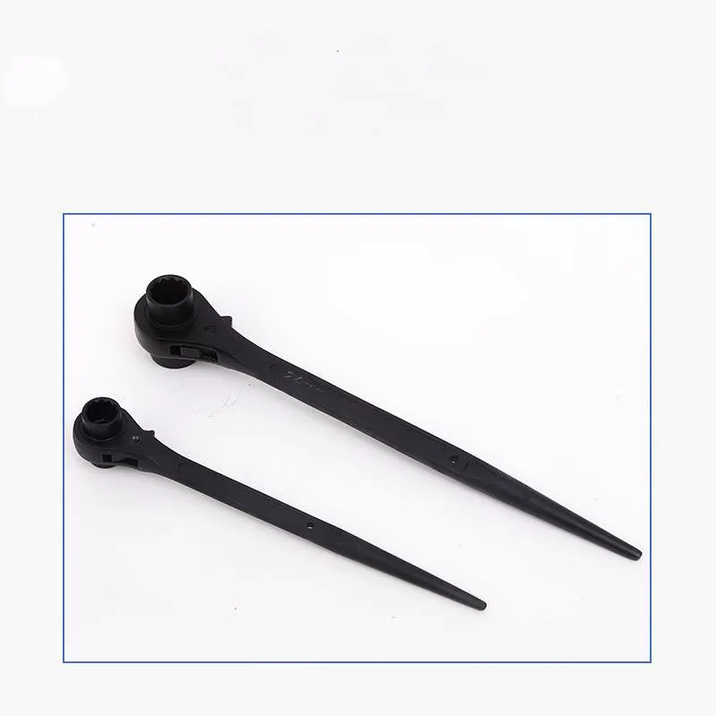 22-24mm plum pointed tail ratchet wrench made from high carbon steel