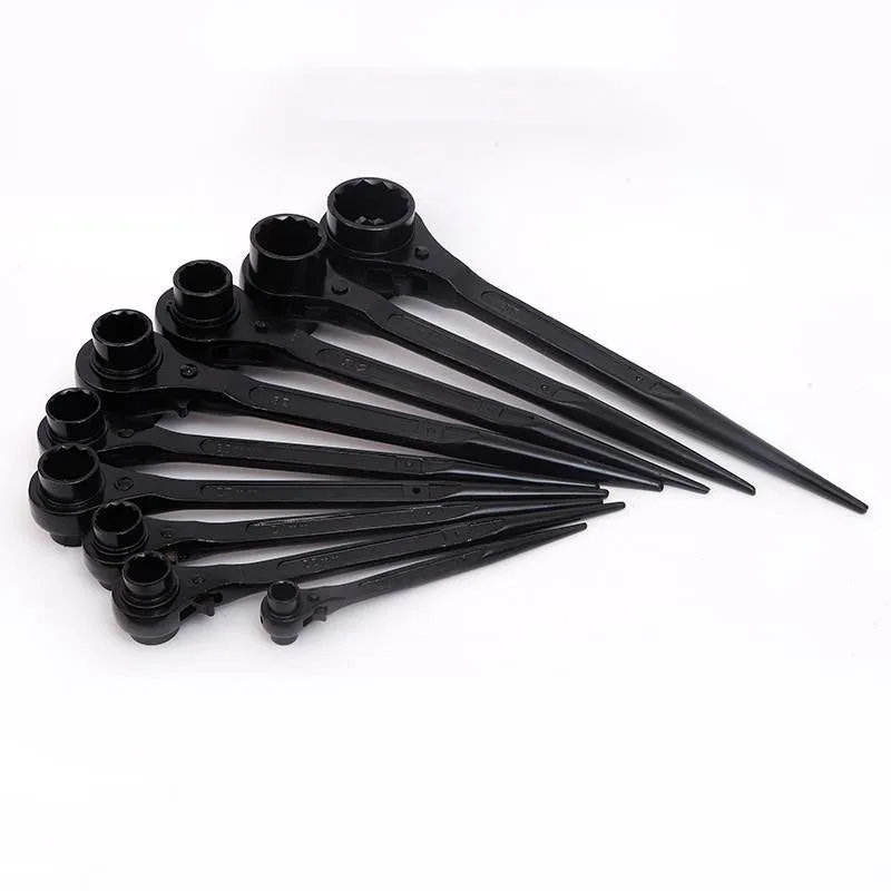 22-24mm plum pointed tail ratchet wrench made from high carbon steel