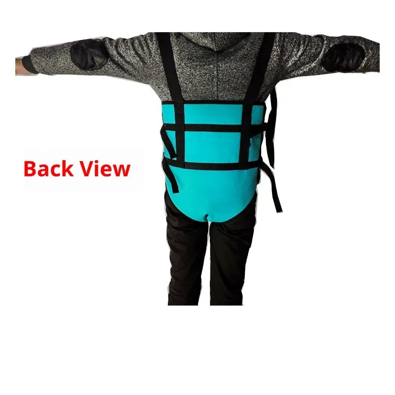 Walking auxiliary exercise belt in Lake Blue for elderly manual walking training