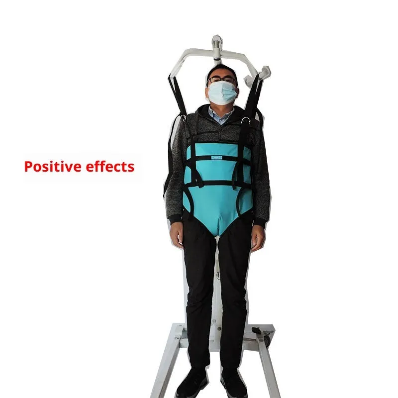 Walking auxiliary exercise belt in Lake Blue for elderly manual walking training