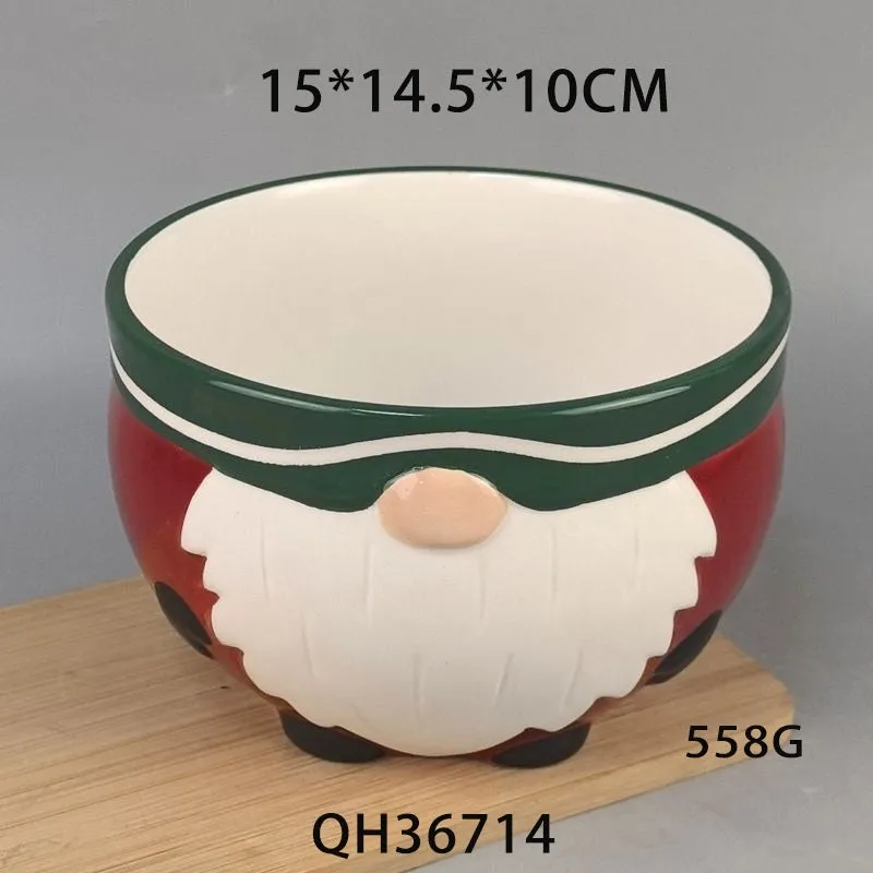 White porcelain ceramic Christmas fruit plate snack tray with modern simplicity design, suitable for holiday gifting