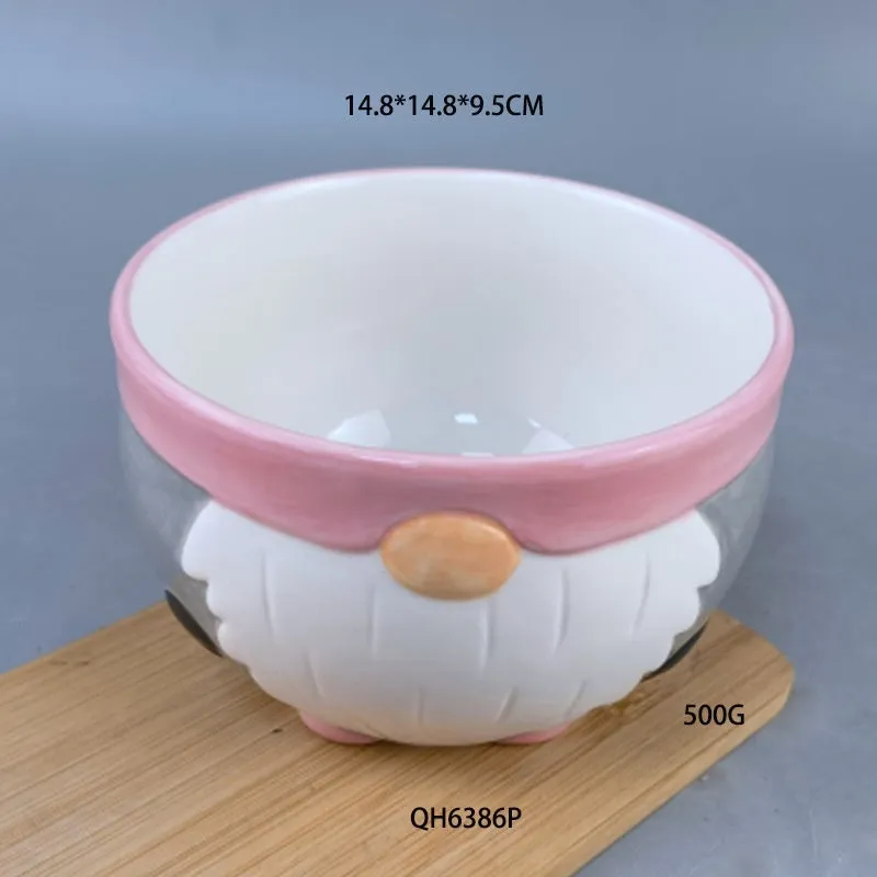 White porcelain ceramic Christmas fruit plate snack tray with modern simplicity design, suitable for holiday gifting