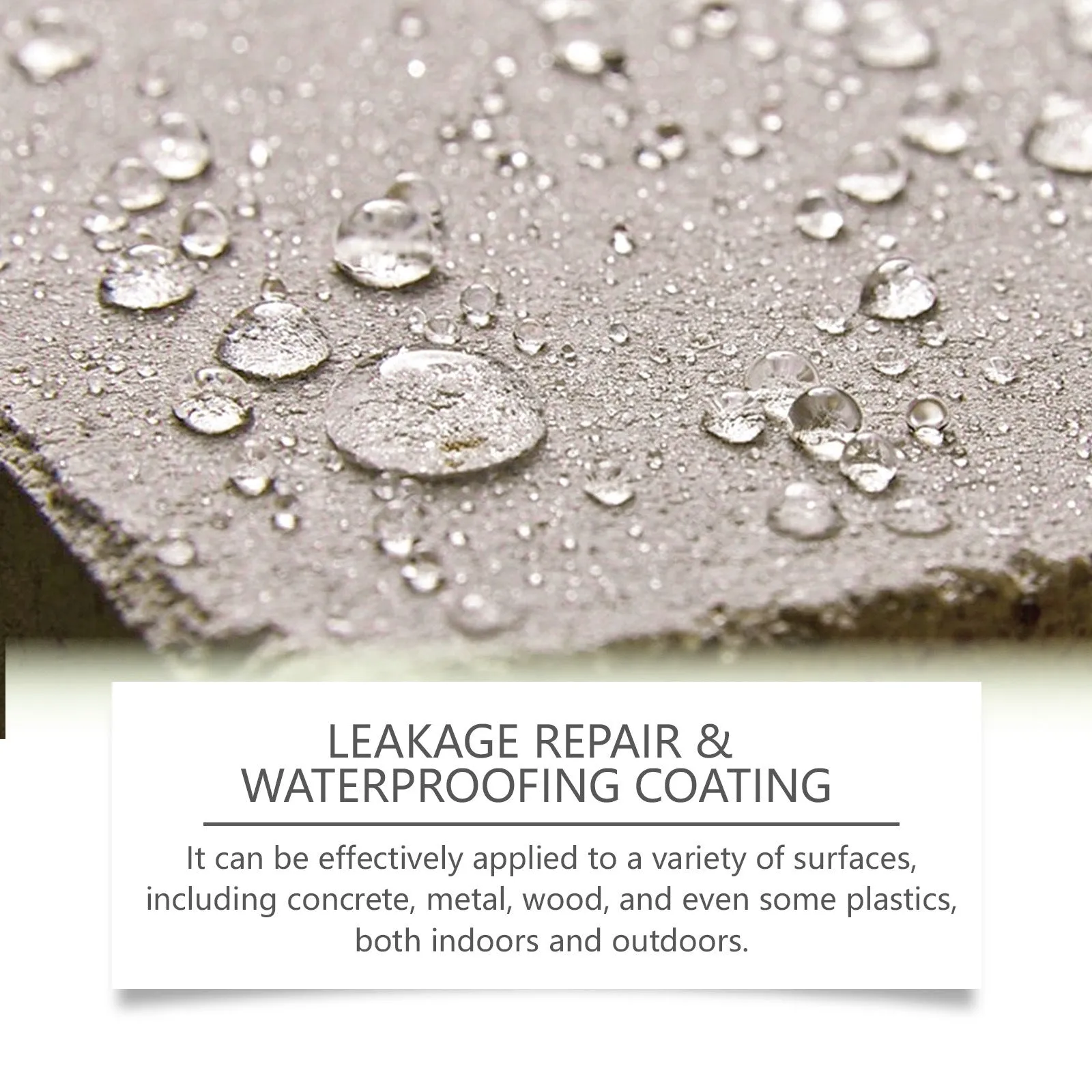 100g multi-purpose leak-repairing paint pot with brush for roof, wall, and asphalt waterproof repairs