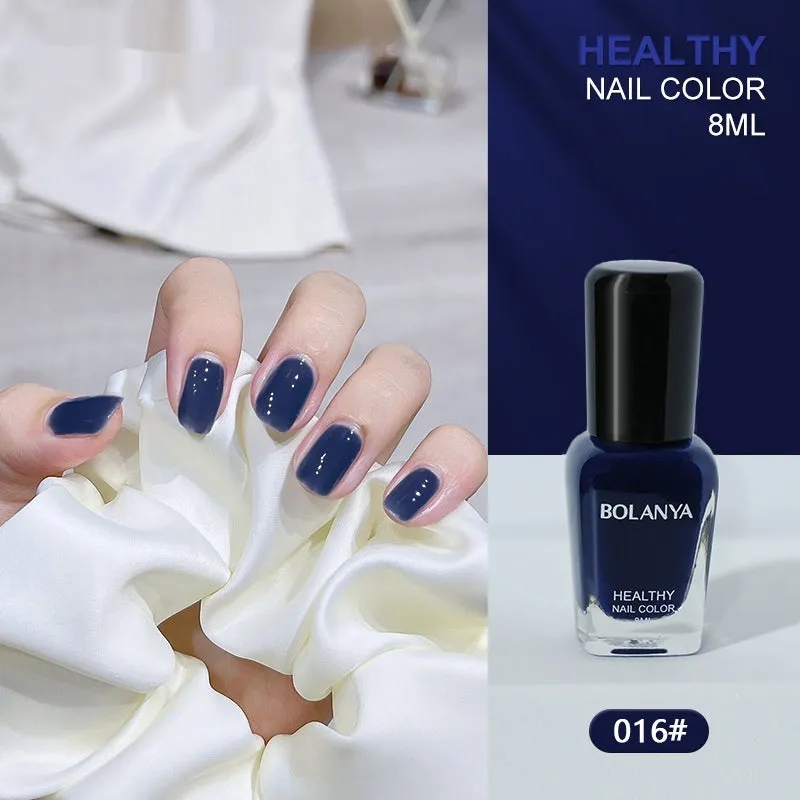 Nude baking-free quick-dry nail base coat 8ml water-based peel-off polish in a clear bottle