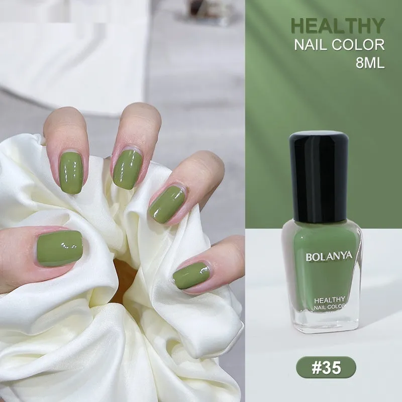 Nude baking-free quick-dry nail base coat 8ml water-based peel-off polish in a clear bottle
