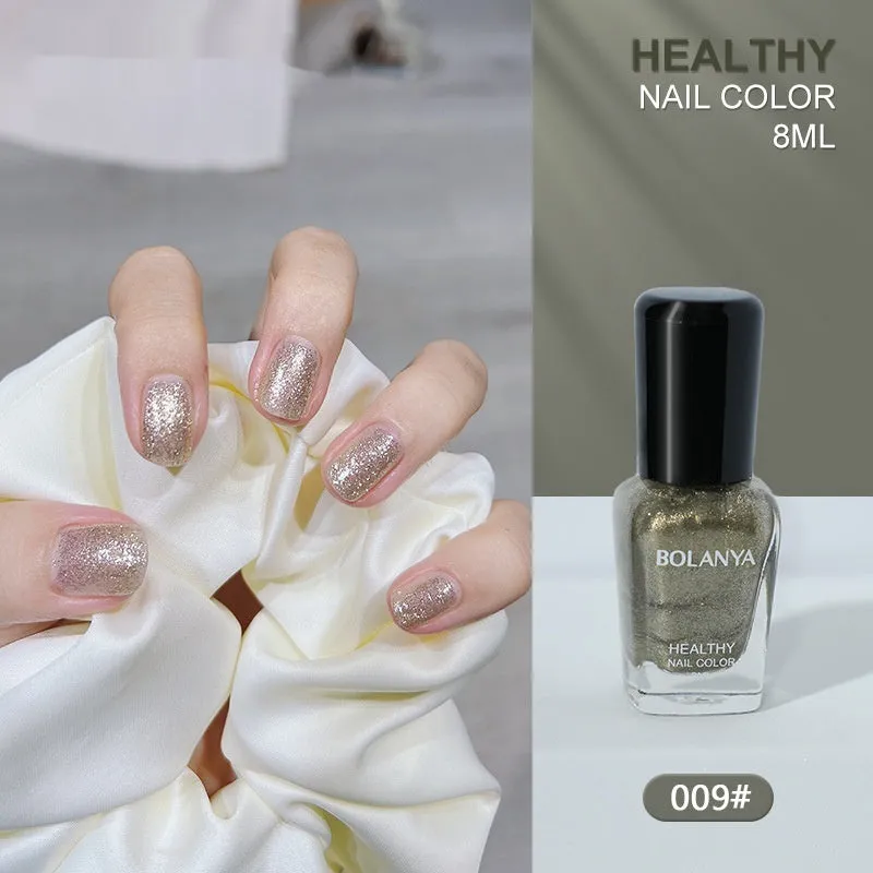 Nude baking-free quick-dry nail base coat 8ml water-based peel-off polish in a clear bottle