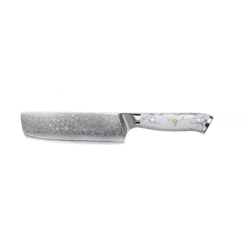Damascus pattern VG10 steel combined chef's knife with 21cm blade and 11cm handle