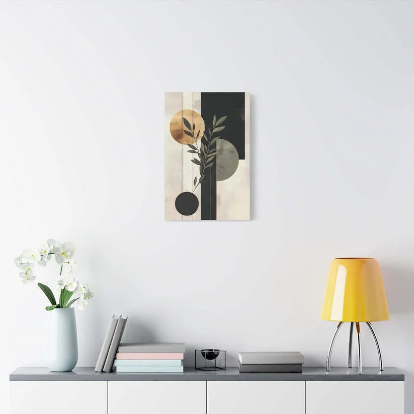 Modern minimalist inkjet poster on canvas, 30x45cm, single piece painting core with white edge for bedroom decoration