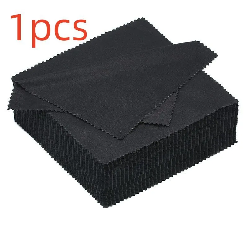 Square 130mm microfiber glasses cloth in gray, black, and mixed colour options for lens cleaning