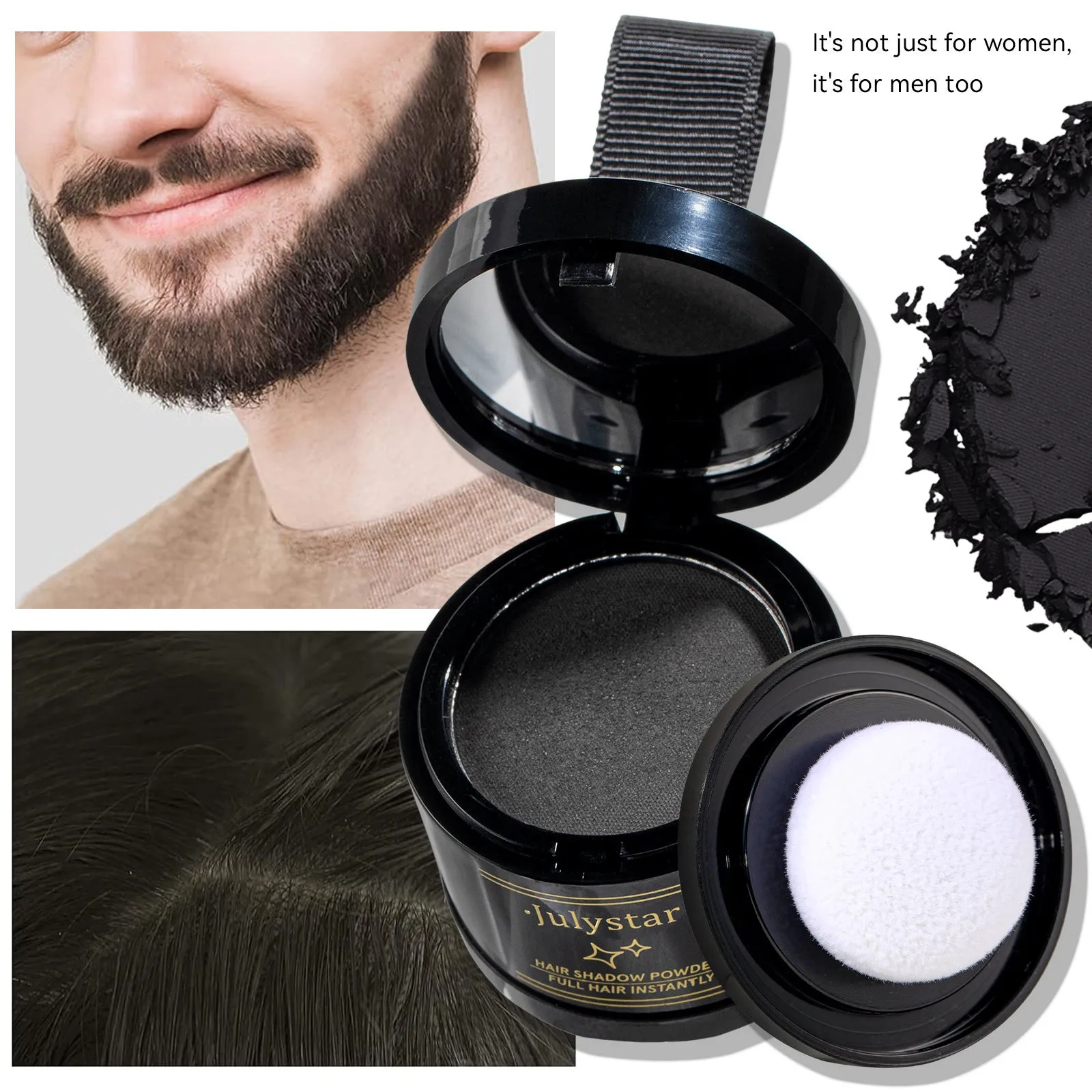4g contour powder compact for nose shadow and hairline filling with four colour shades