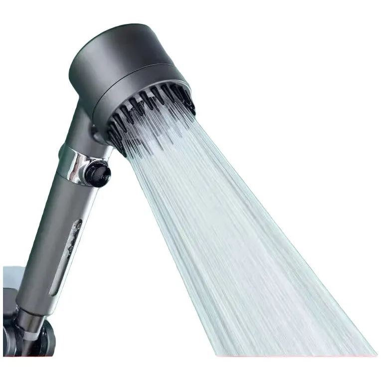 Strong Boost portable shower head with three adjustable spray settings and modern simple design