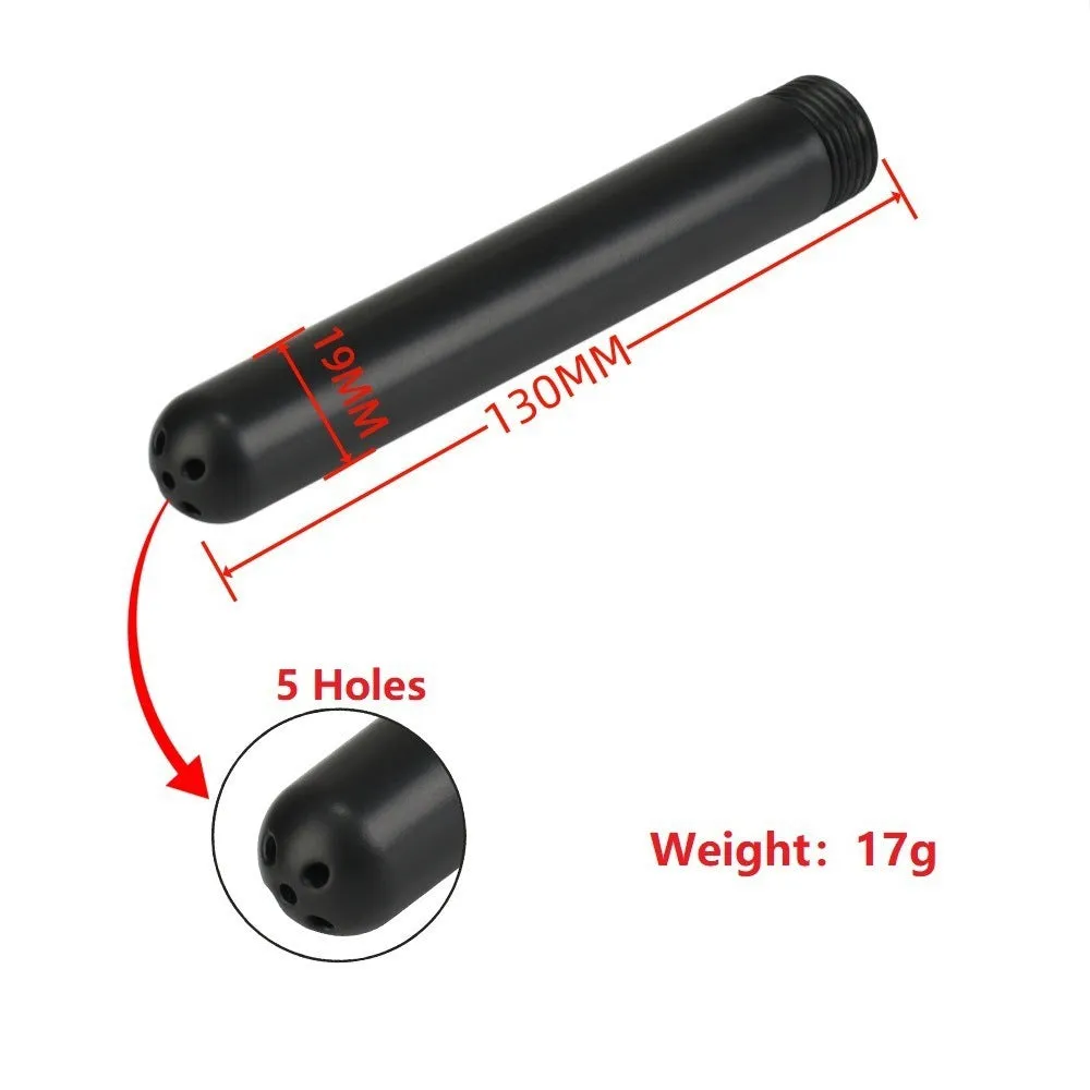 Vaginal private part washing head in black high-grade ABS with control valve for men and women