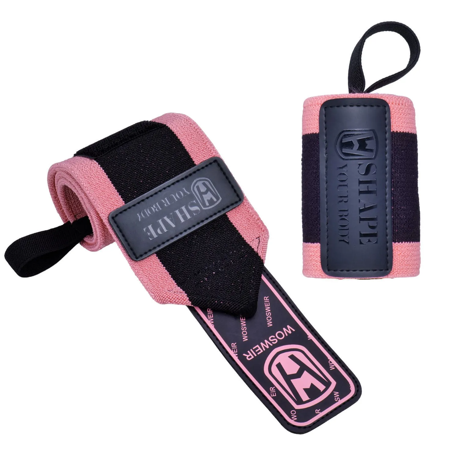 Adjustable winding polyester fibre wrist support wrap for weightlifting and deadlift anti-sprain protection
