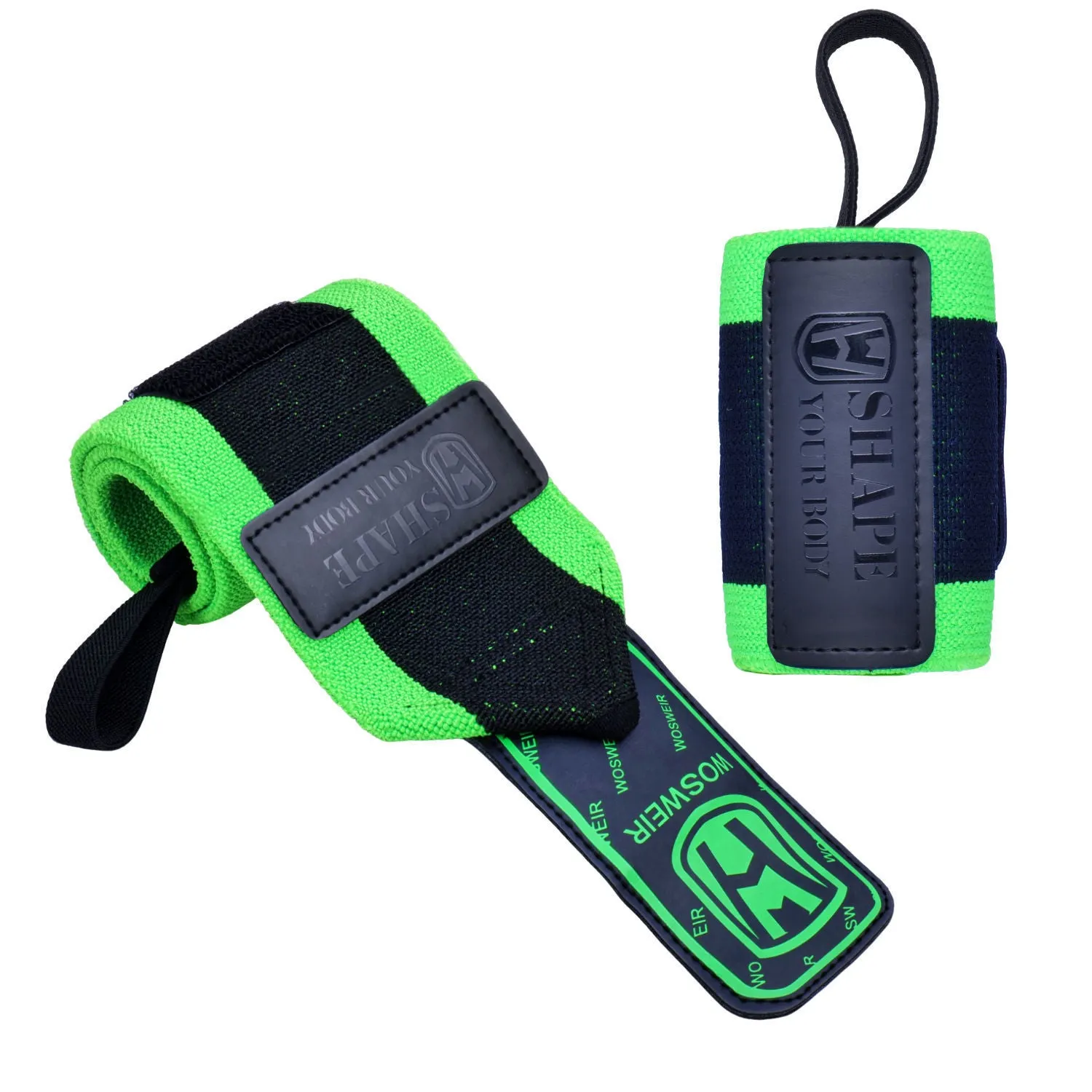 Adjustable winding polyester fibre wrist support wrap for weightlifting and deadlift anti-sprain protection