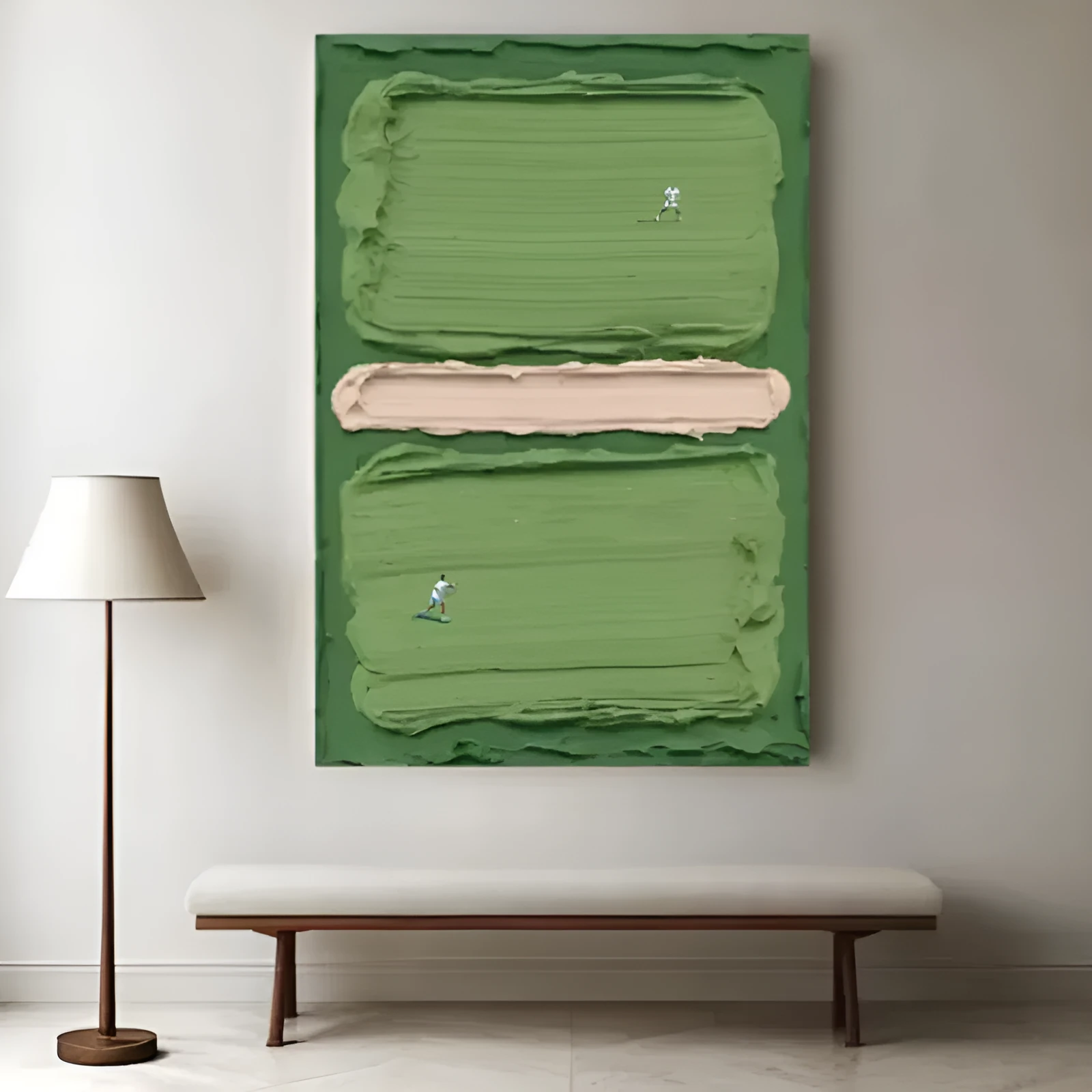 Modern simplicity canvas wall art inkjet print 40x60cm unframed with white edge