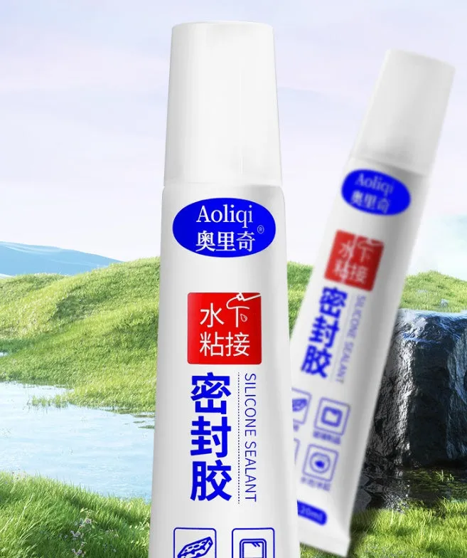 Underwater MS sealant tube with glue head for pool and ship leak repair, 60ml/120ml