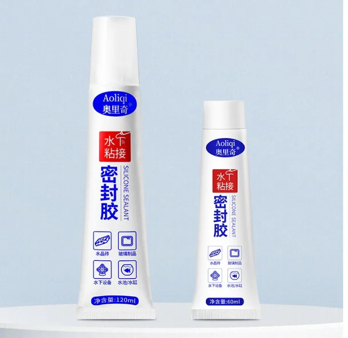 Underwater MS sealant tube with glue head for pool and ship leak repair, 60ml/120ml