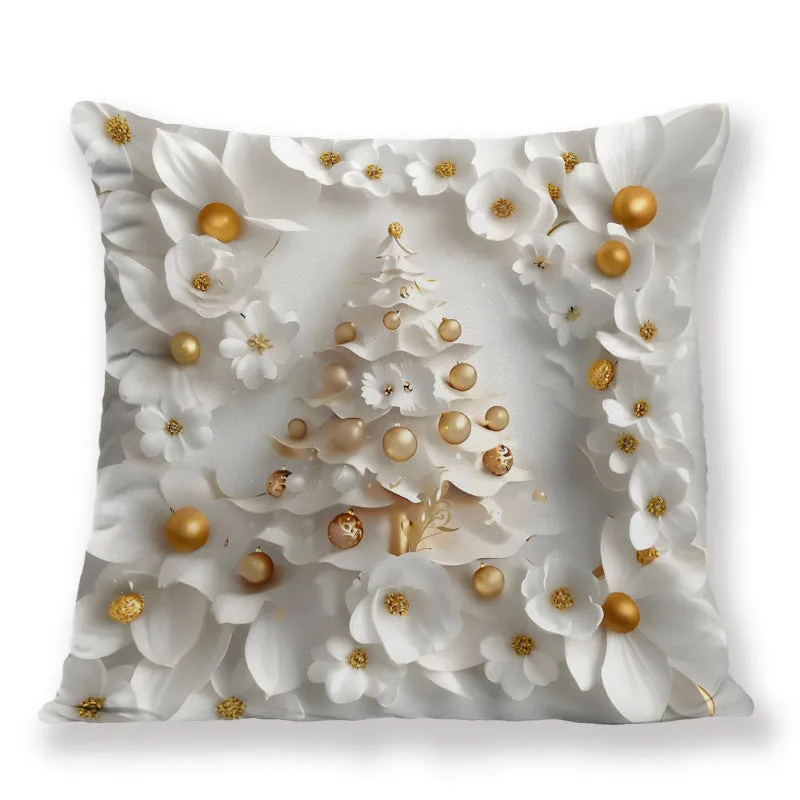 Super soft 45x45cm printed pillow cover in modern simplicity style for sofa or bed