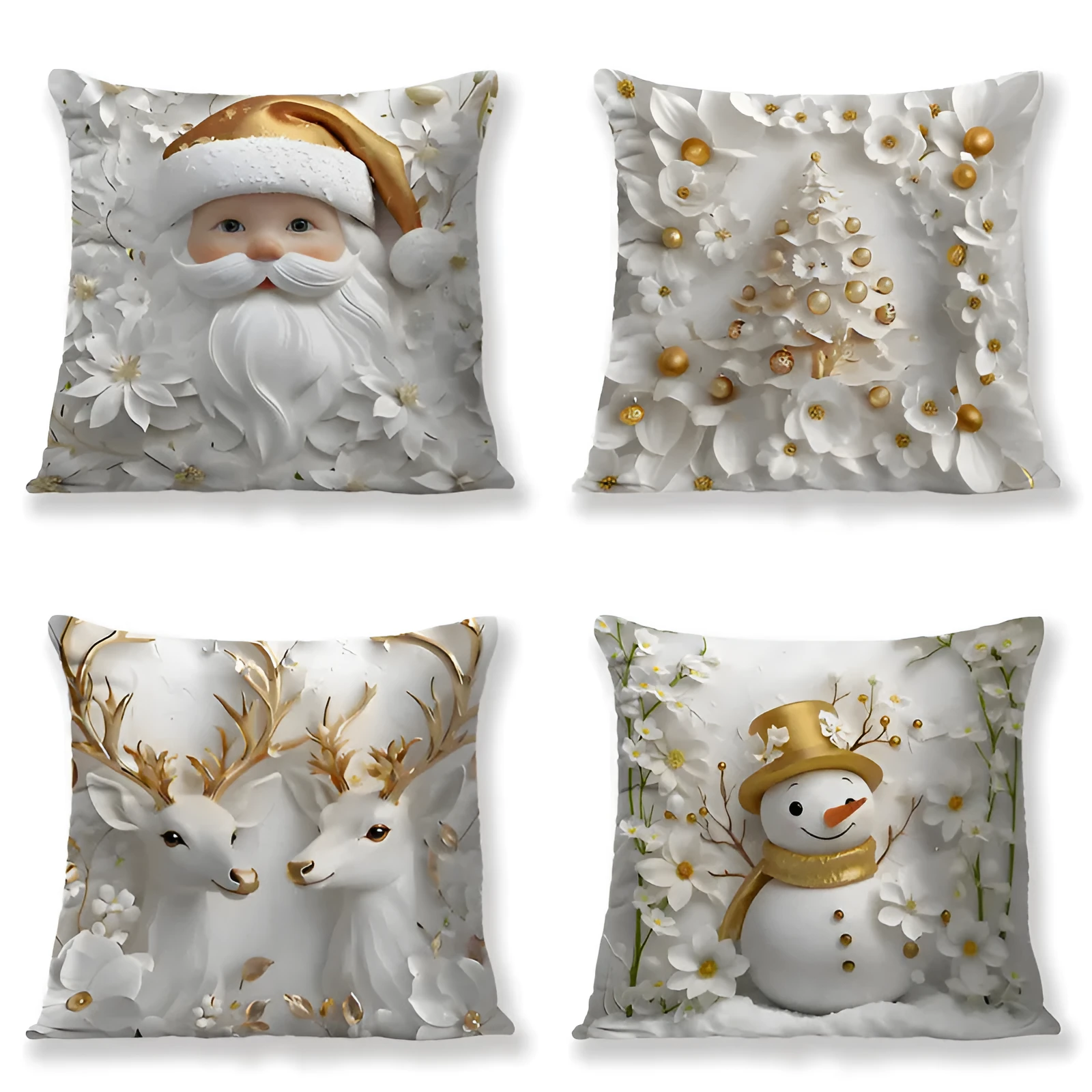 Super soft 45x45cm printed pillow cover in modern simplicity style for sofa or bed