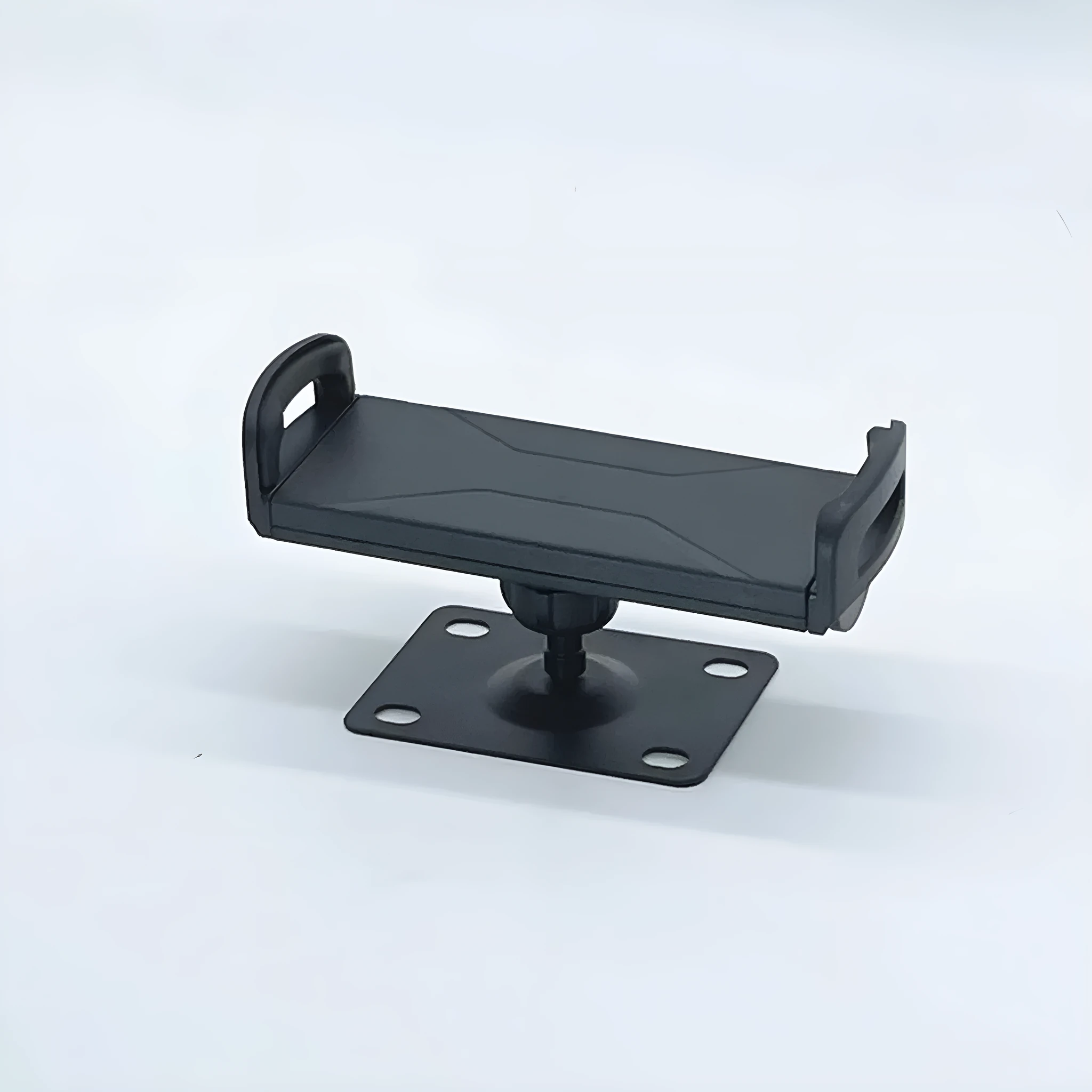 Alloy universal wall rack for tablet and large mobile phone with foldable design mounted on wall