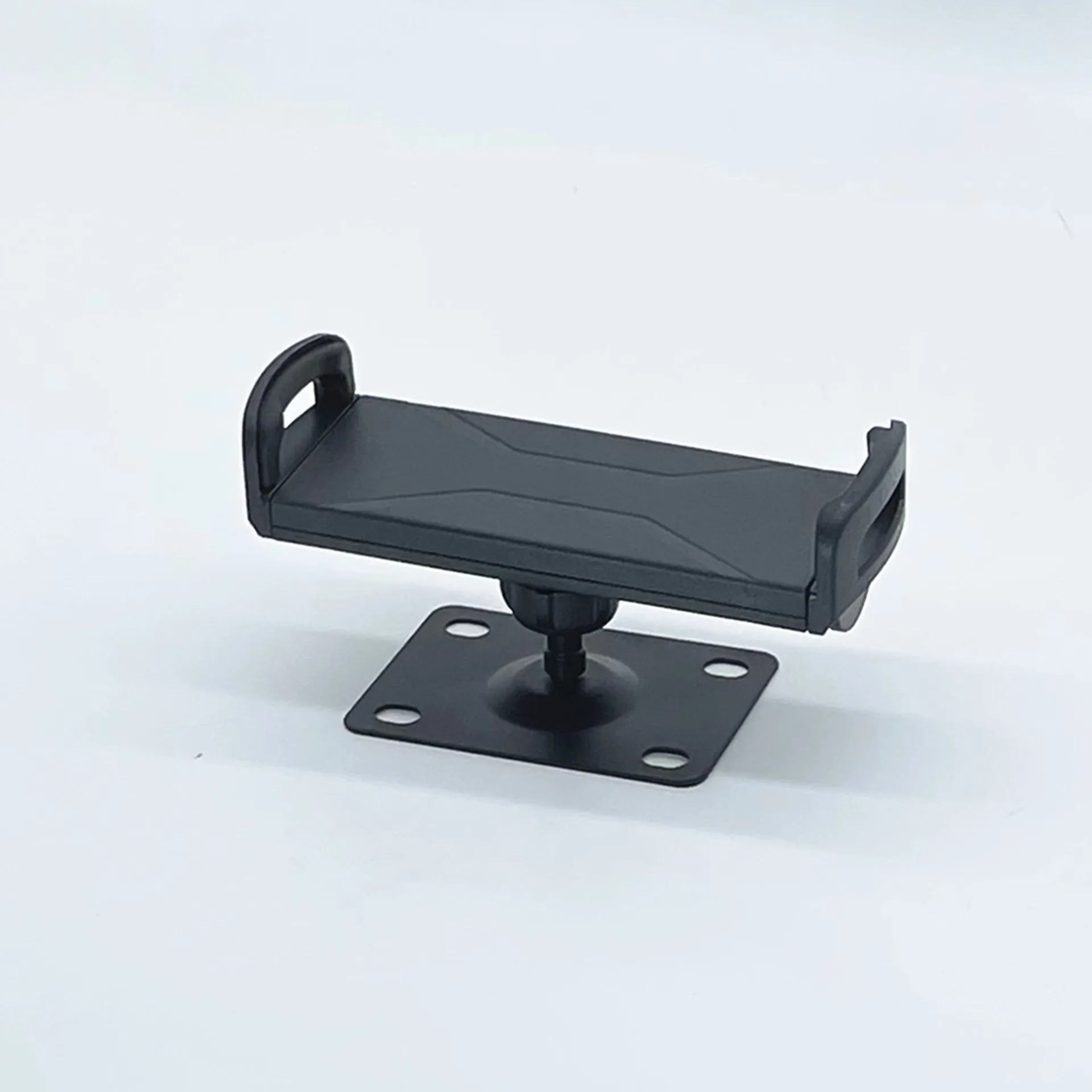 Alloy universal wall rack for tablet and large mobile phone with foldable design mounted on wall