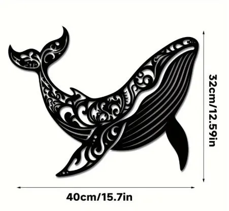 Black iron silhouette animal decoration – metal craft for garden or home (eagle shape shown)