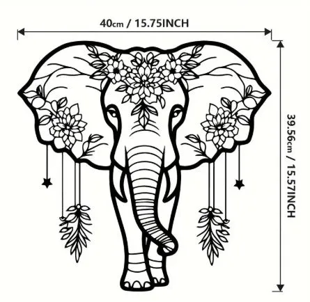 Black iron silhouette animal decoration – metal craft for garden or home (eagle shape shown)
