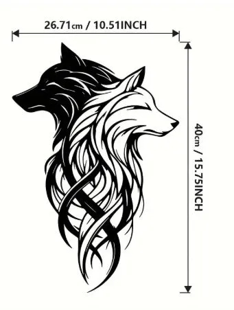 Black iron silhouette animal decoration – metal craft for garden or home (eagle shape shown)