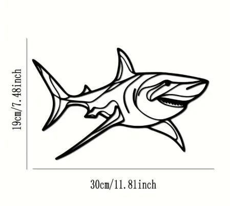 Black iron silhouette animal decoration – metal craft for garden or home (eagle shape shown)