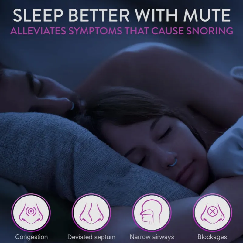 PVC nasal congestion reliever snoring stopper in four colours blue green purple red