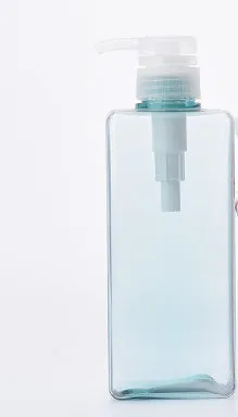 Plastic replacement bottle for hand sanitiser or shampoo in multiple colours and sizes from 100ml to 650ml