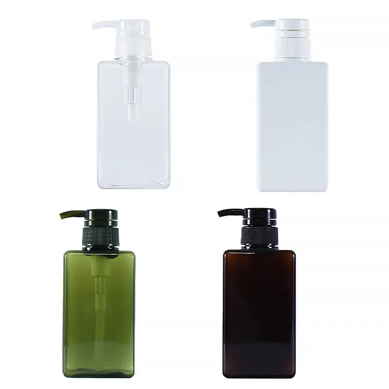 Plastic replacement bottle for hand sanitiser or shampoo in multiple colours and sizes from 100ml to 650ml