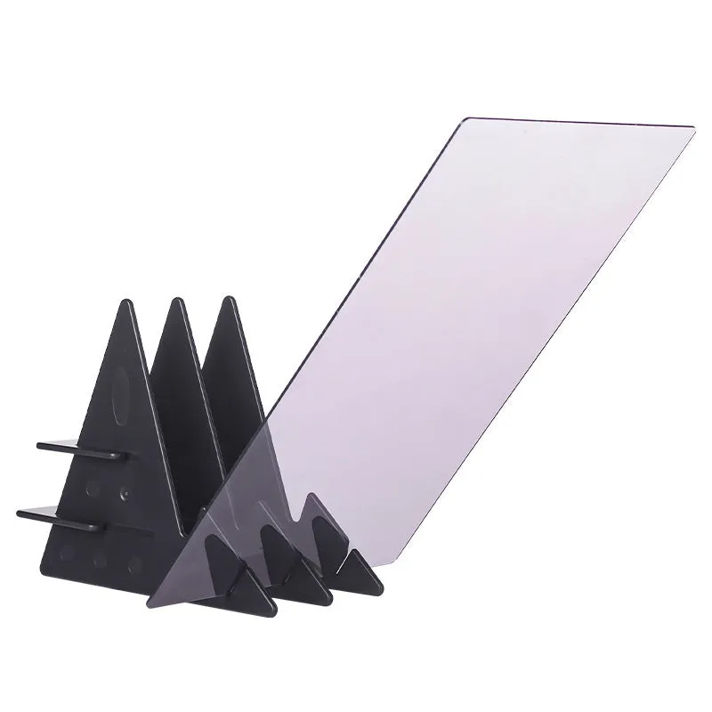 Universal drawing optical copy tool with plastic bracket and transparent board in three sizes for tracing and sketching