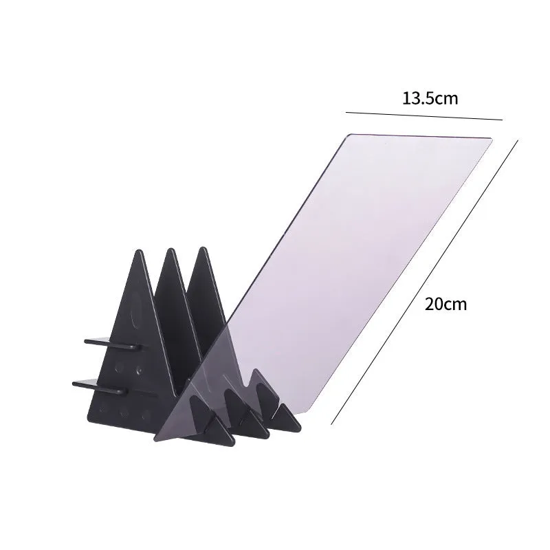 Universal drawing optical copy tool with plastic bracket and transparent board in three sizes for tracing and sketching