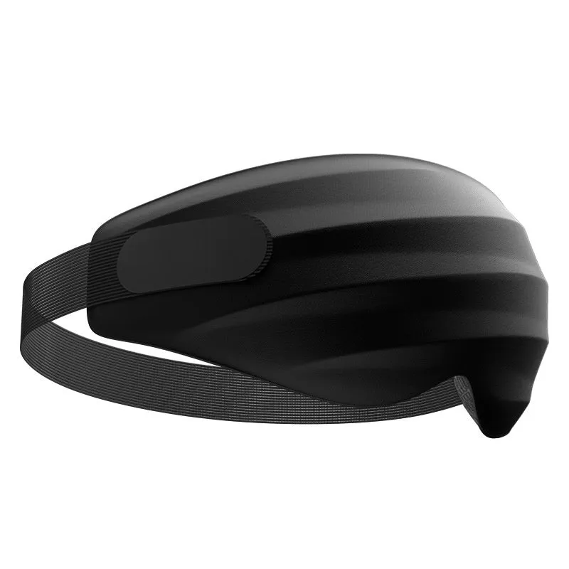 3D three-dimensional shading eye mask in black, made from nylon polyurethane, for sleep or eye fatigue relief