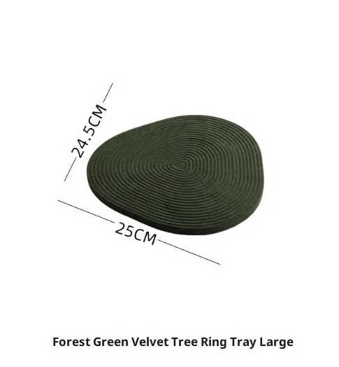 Flannel tree wheel jewellery display stand with rotating design, small size 12x11.5cm, black colour
