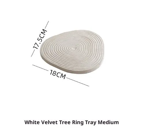 Flannel tree wheel jewellery display stand with rotating design, small size 12x11.5cm, black colour
