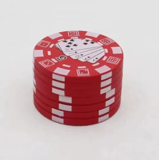 Small chip shape manual grinder with keychain and bottle opener, 4.2 x 2.6cm, available in black, red, green